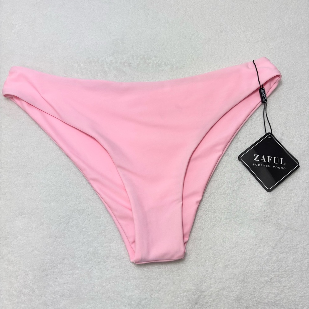 Zaful Light Pink Bikini‎ Bottom Size 6 NEW